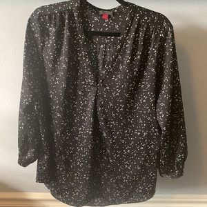 Vince Camuto Black and White Blouse